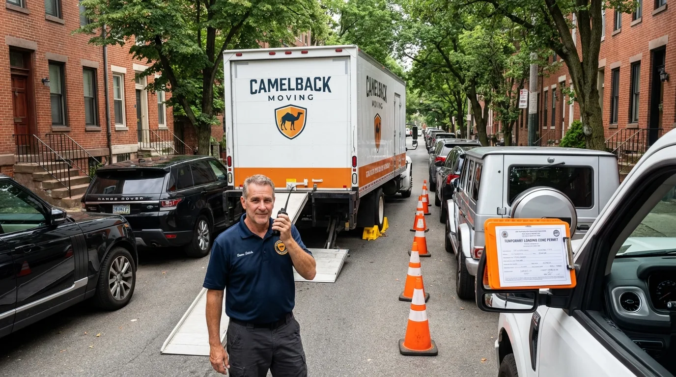 City street loading permit setup in Hornell, NY